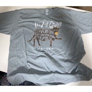 IT'S ALL GOOD BEEF funny Cow butcher meat bbq cooking grilling smoker T-Shirt LG